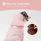 Tribeca Adjustable Velcro Raincoat | Light Pink 13 - MiniPaw Luxe