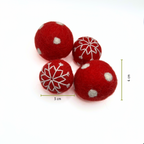 Felt Ball Cat Toys | Christmas Gift Cat Toys-Set of 4