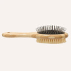Two-Sided Pet Brush – Bristle & Wire for Shedding & Detangling 3 - MiniPaw Luxe