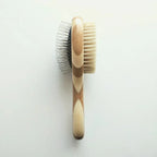 Two-Sided Pet Brush – Bristle & Wire for Shedding & Detangling 8 - MiniPaw Luxe