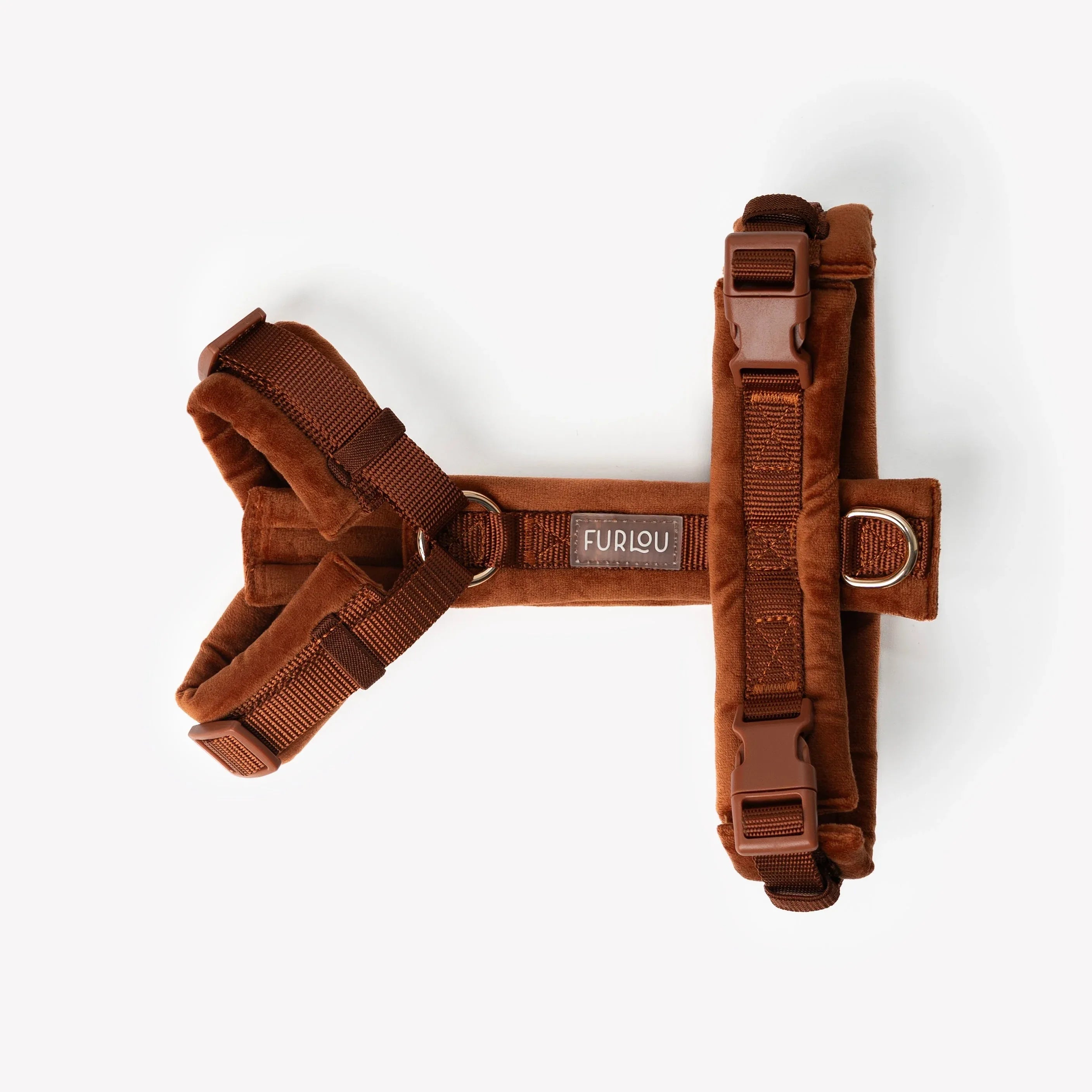 Velvet Harness | Clay 2 - MiniPaw Luxe