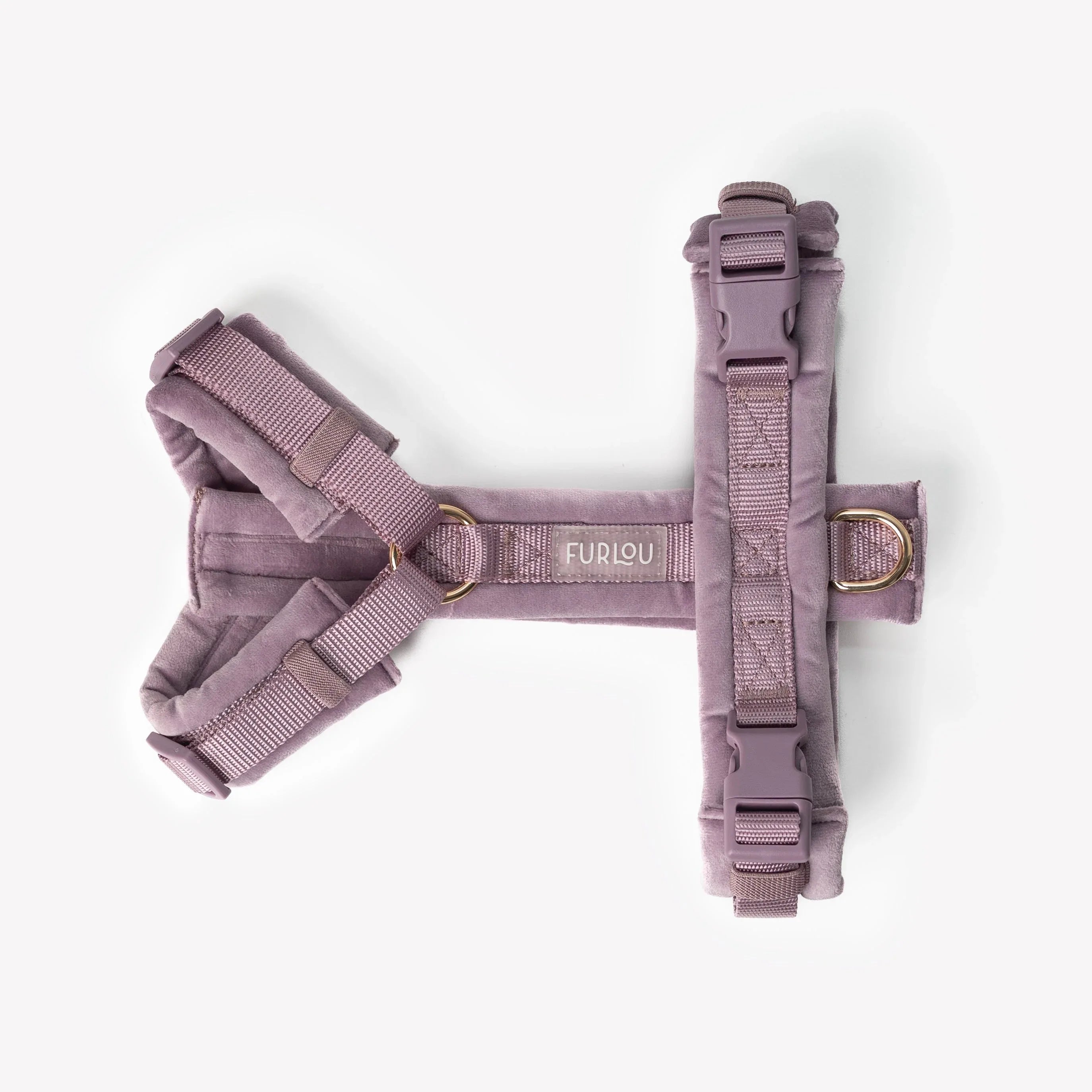 Velvet Harness | Lilac 2 - MiniPaw Luxe