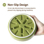[Wave] Slow Feeder Dog Bowls - Pink / Beige / Orange 15 - MiniPaw Luxe