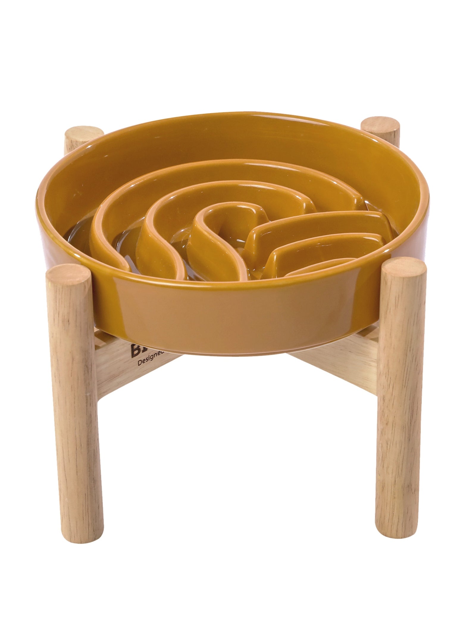 [Wave] Slow Feeder Dog Bowls - Pink / Beige / Orange 1 - MiniPaw Luxe