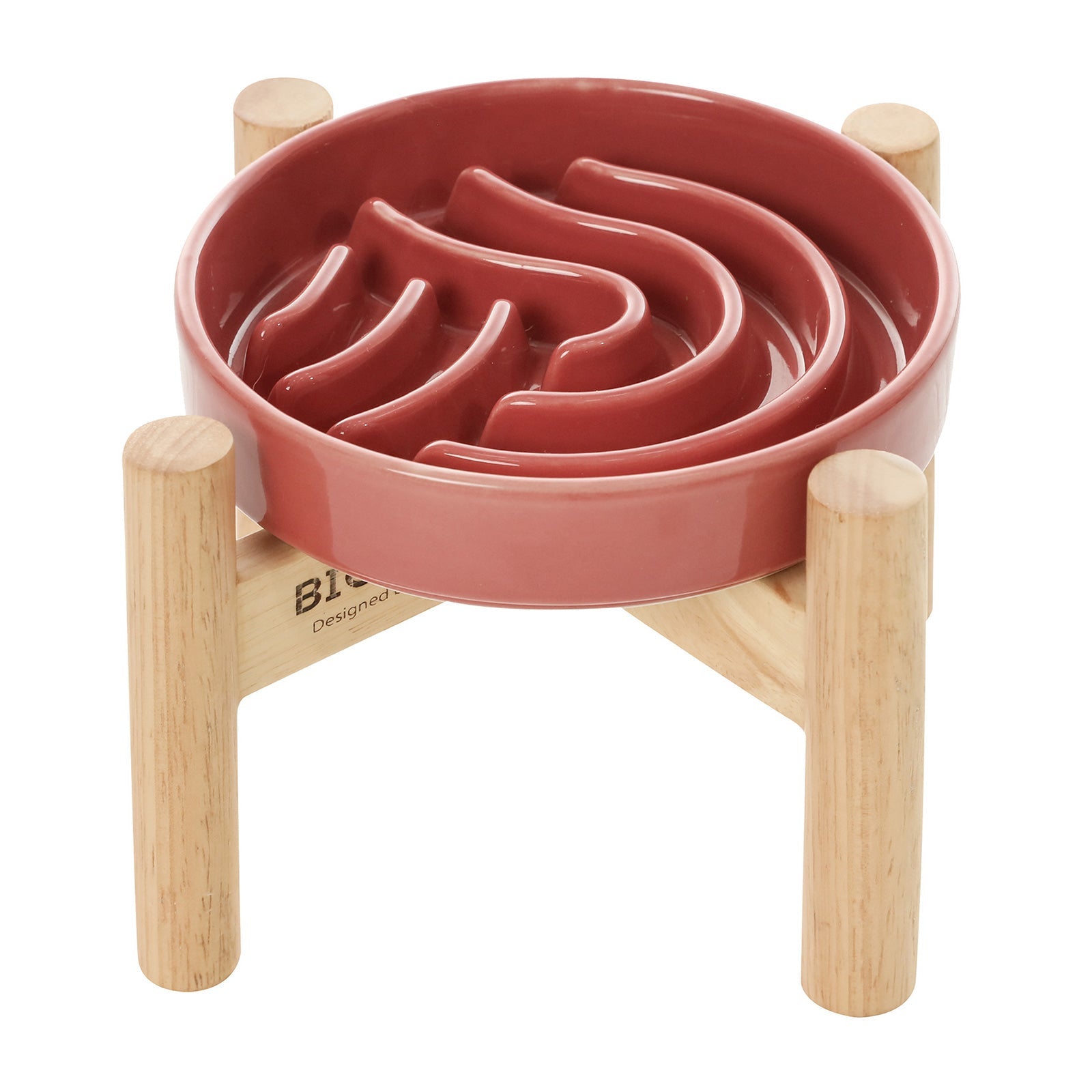 [Wave] Slow Feeder Dog Bowls - Pink / Beige / Orange 7 - MiniPaw Luxe