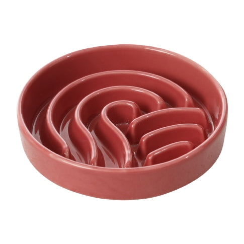 [Wave] Slow Feeder Dog Bowls - Pink / Beige / Orange 8 - MiniPaw Luxe