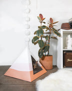 'Wavey' Cardboard Pyramid 3 - MiniPaw Luxe