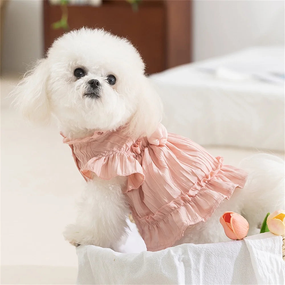 Ruffled Tulip Dog Sundress