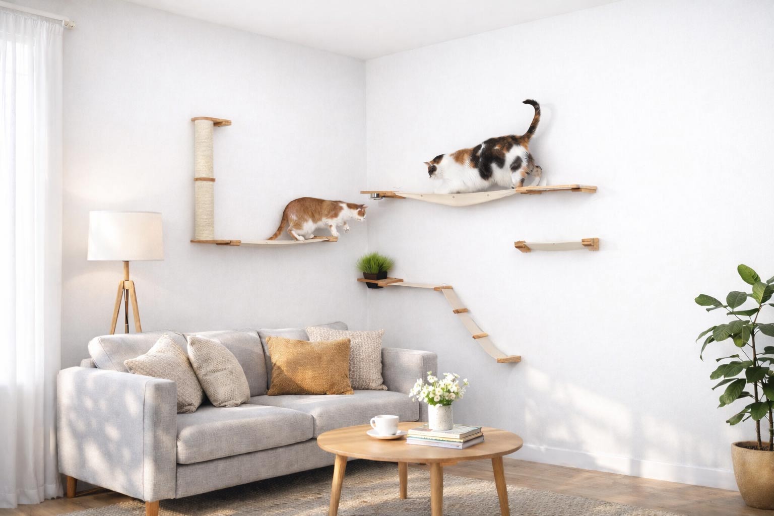 The Bunker - Multi Level Cat Tree with Perch
