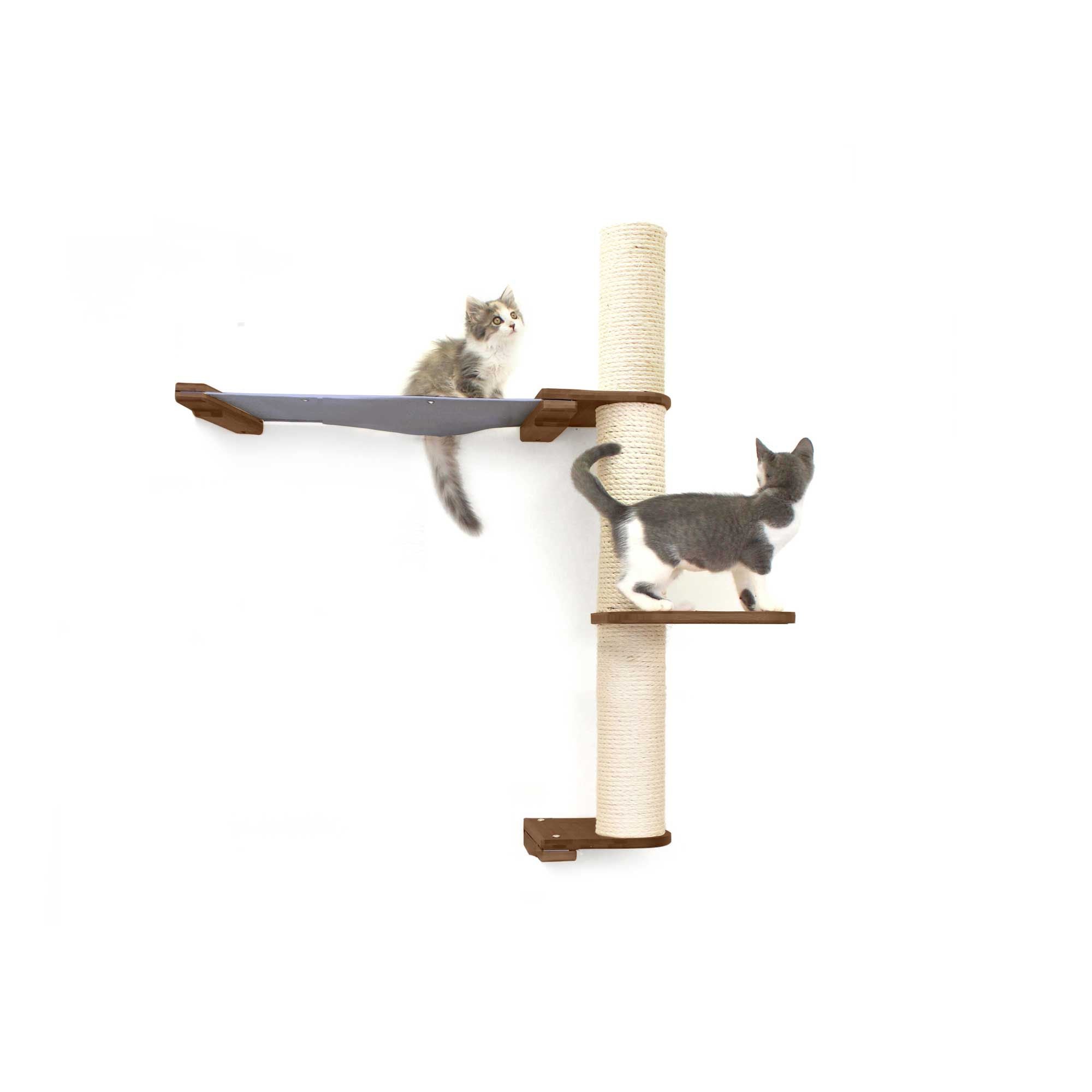 The Crow's Nest - A Wall Cat Scratcher with Hammock