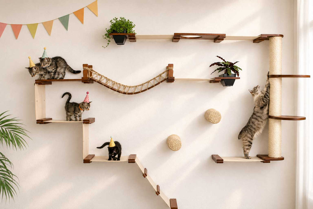 The Juggernaut - Indoor Cat Playground for Wall