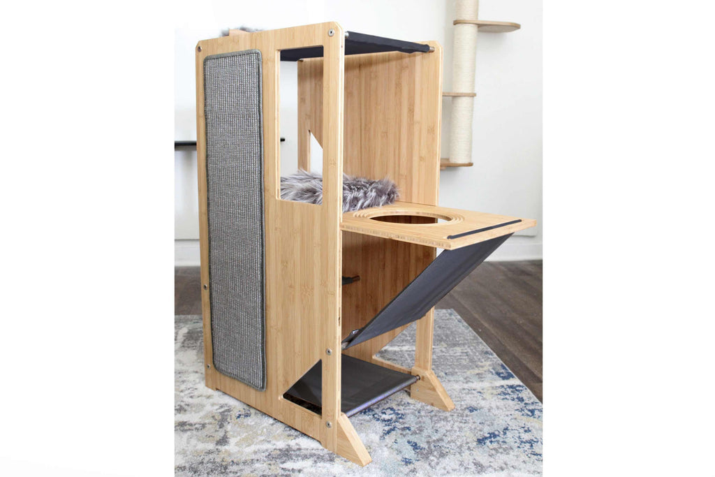 The Overlook - Sturdy - Bamboo Cat Tree
