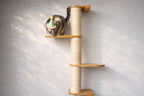 Wall Mounted Cat Climbing Pole - Sisal