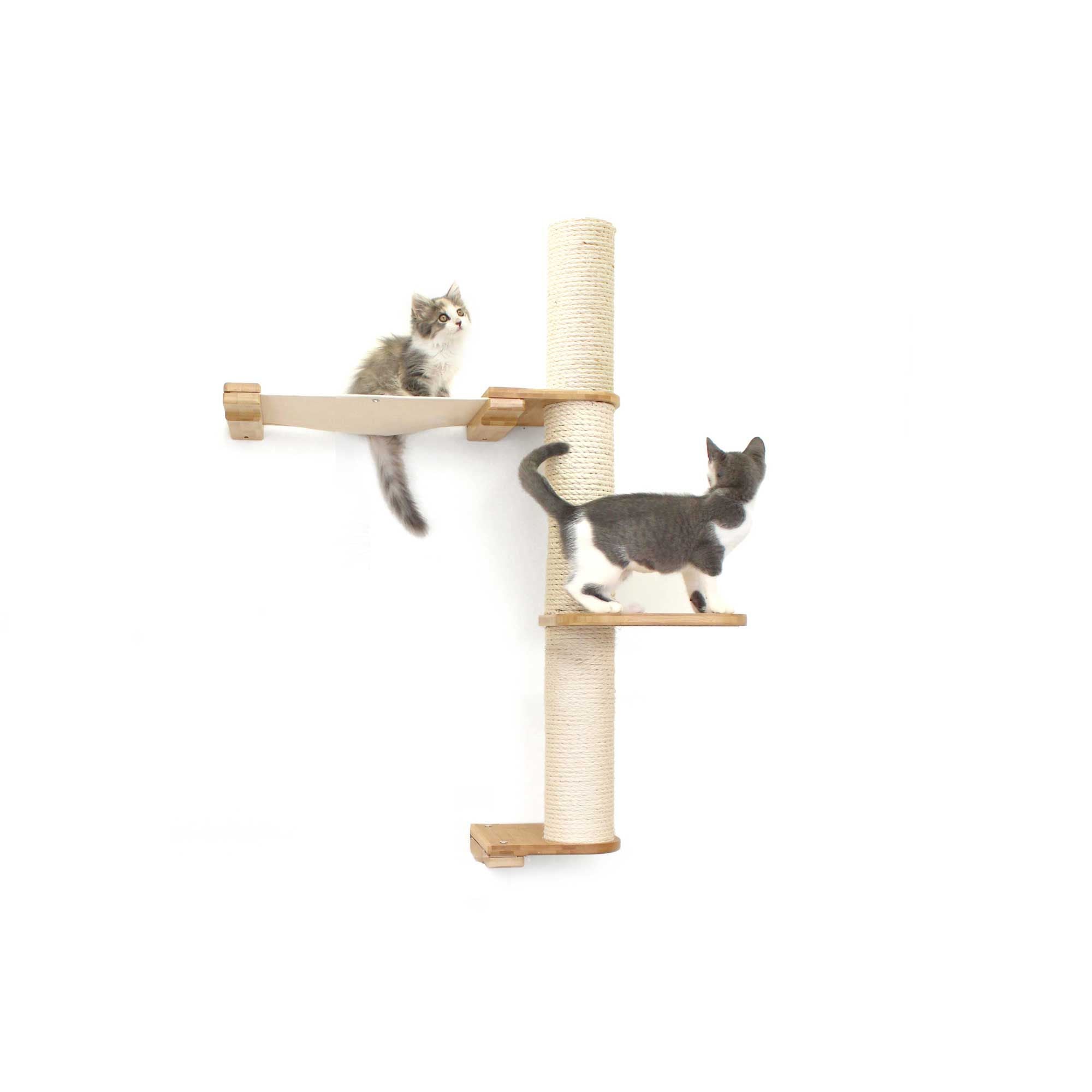 The Crow's Nest - A Wall Cat Scratcher with Hammock